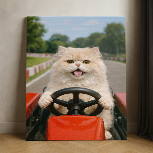 Custom Photo Canvas Go Kart Canvas Gift For Canvas Lovers