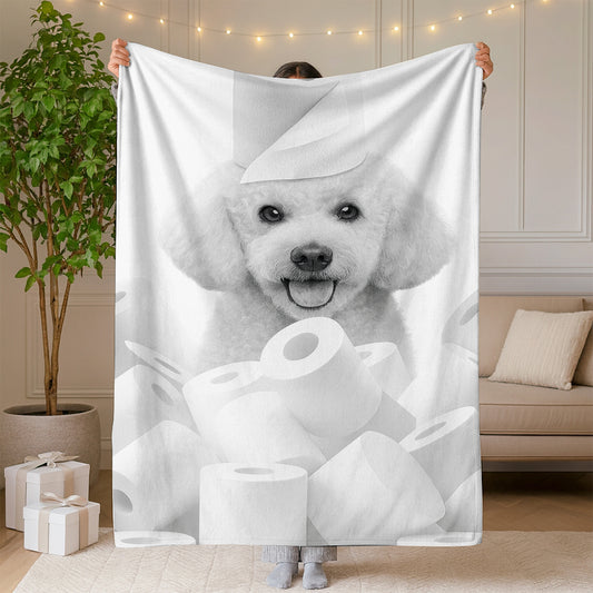 Custom Photo Dog Bathroom Canvas