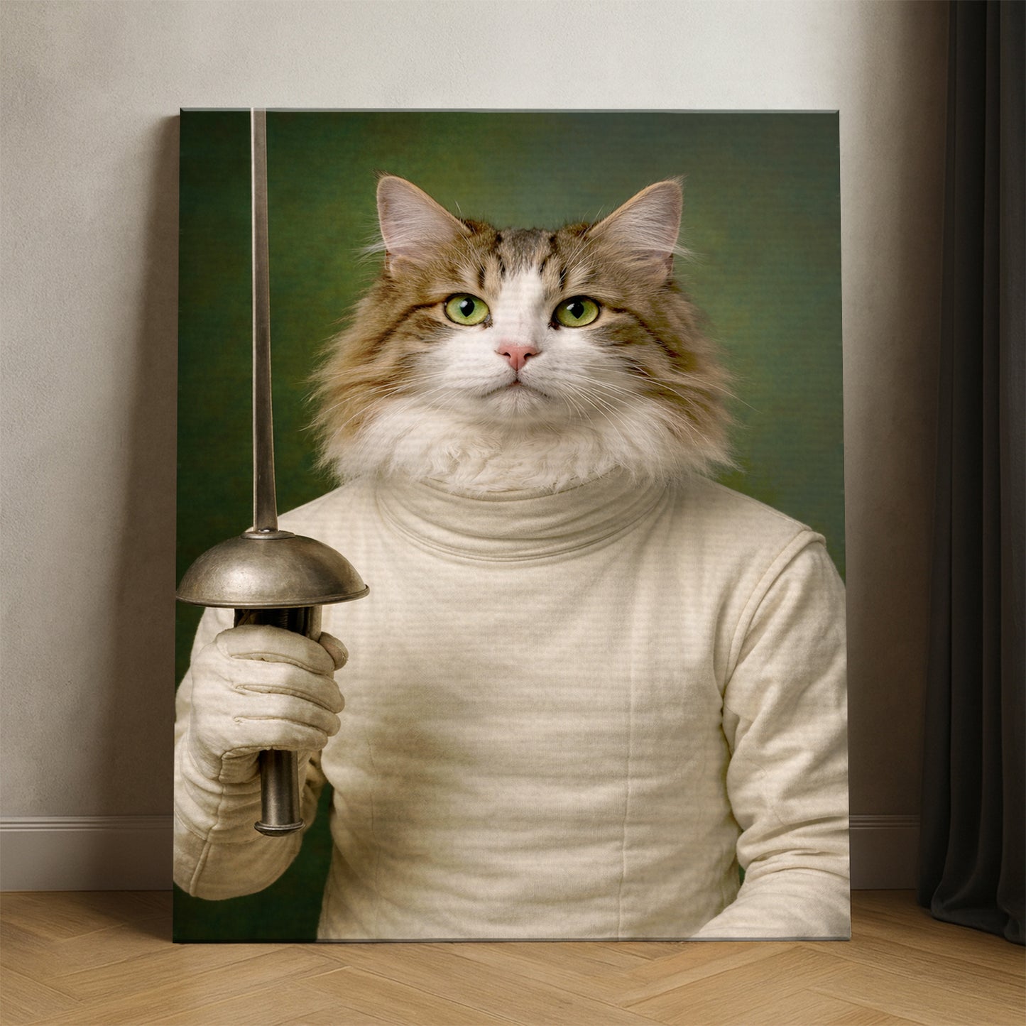 Custom Photo Fencer Canvas Canvas Gift For Canvas Lovers