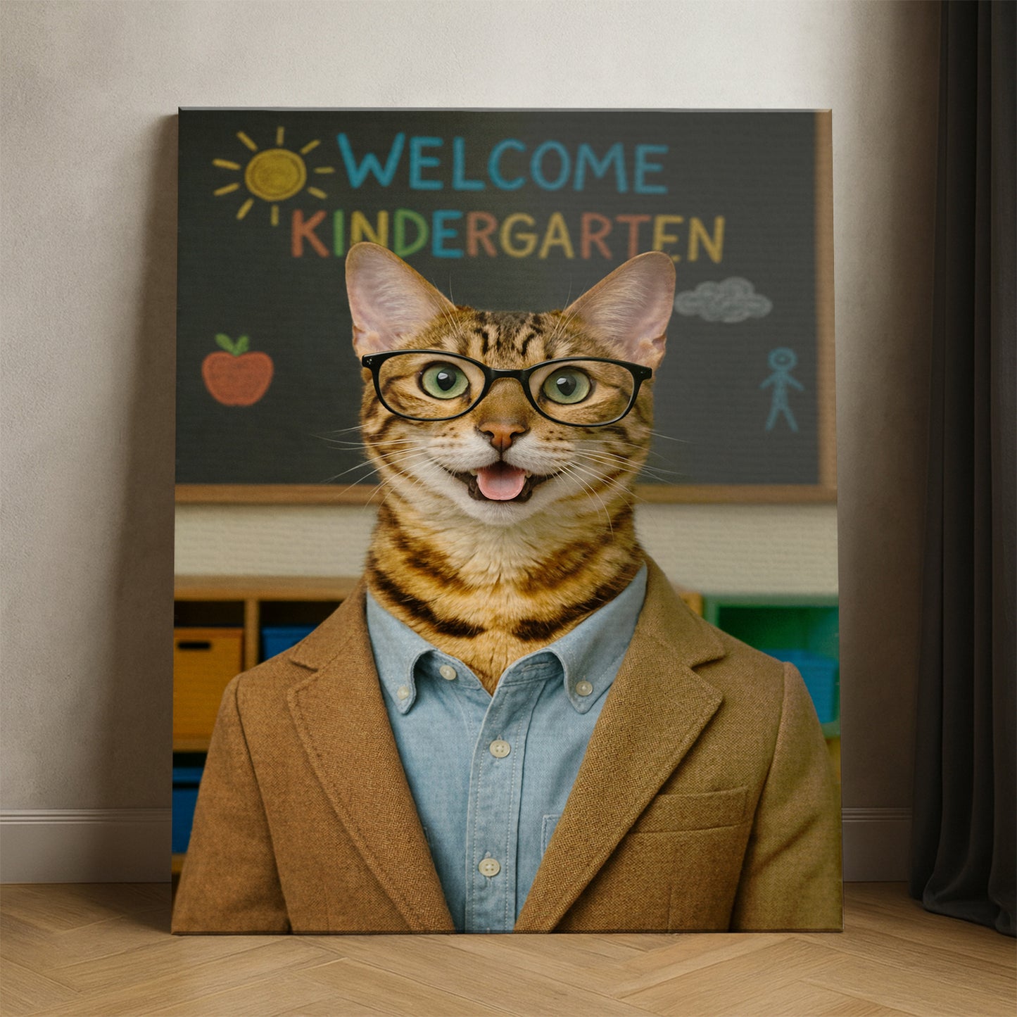 Custom Photo Kindergarten Teacher Canvas Gift For Canvas Lovers