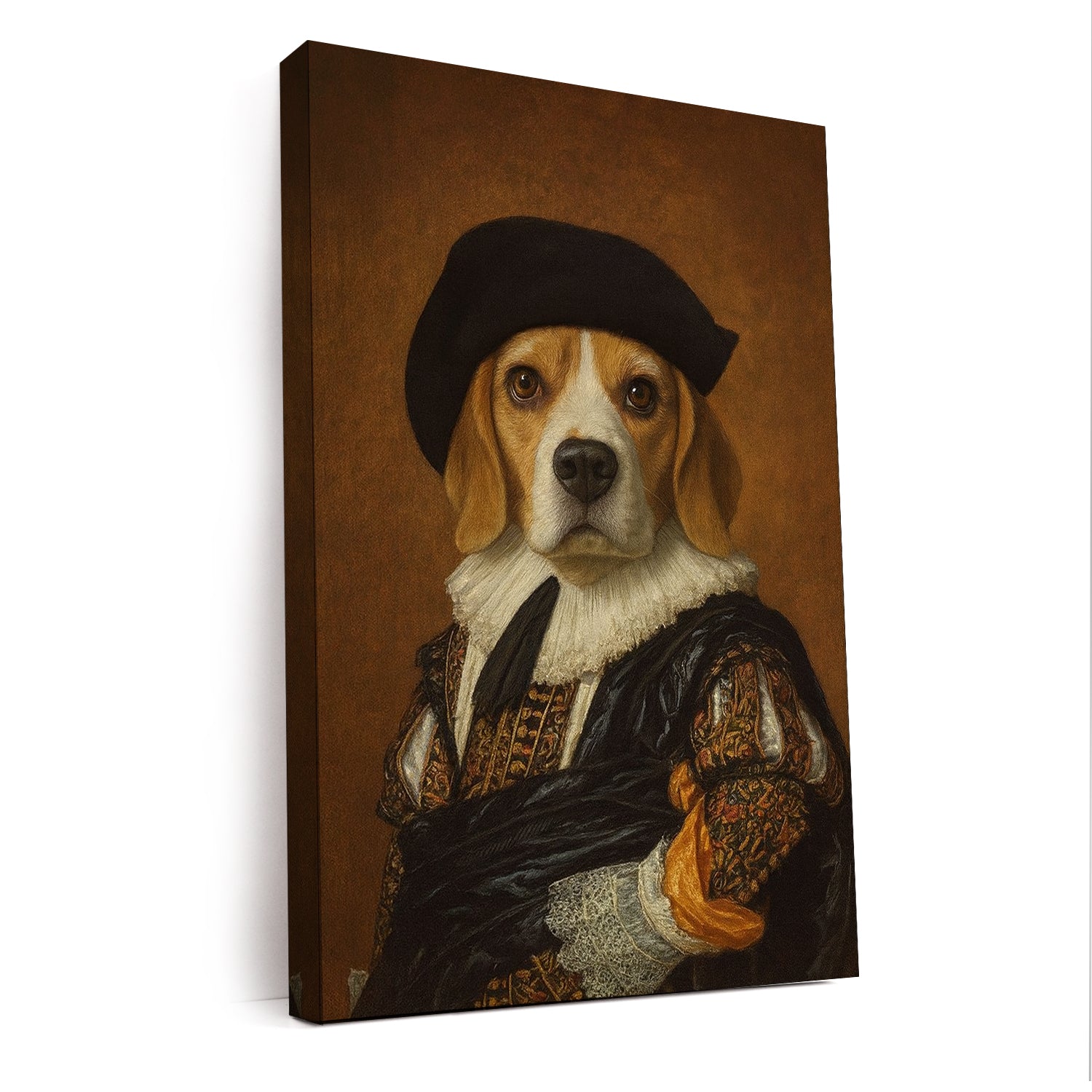 Custom Photo Royal Dog Canvas Dog Lover Gifts