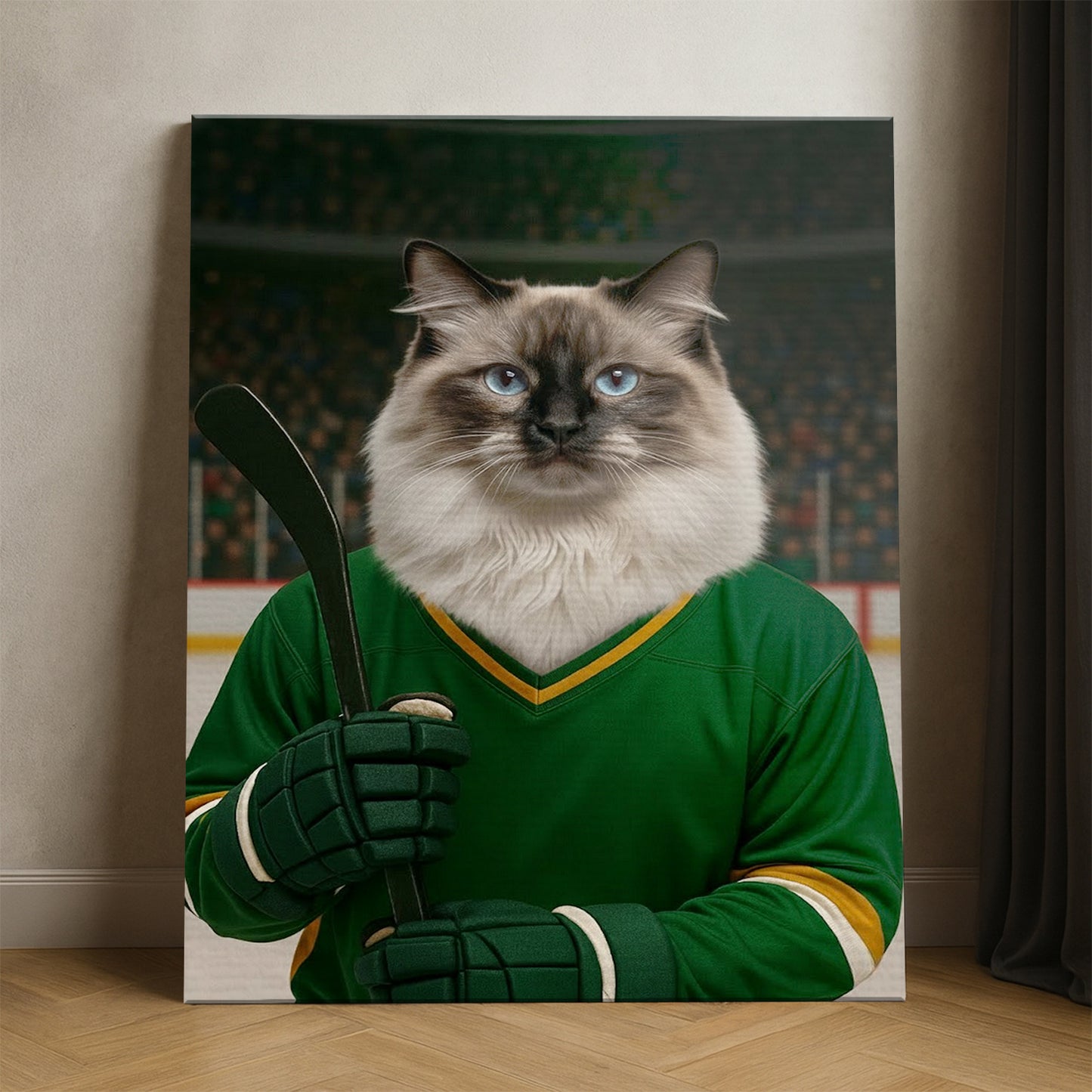 Custom Photo Hockey Player Canvas Canvas Gift For Canvas Lovers