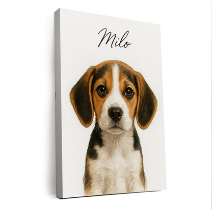 Custom Dog Portraint And With Name