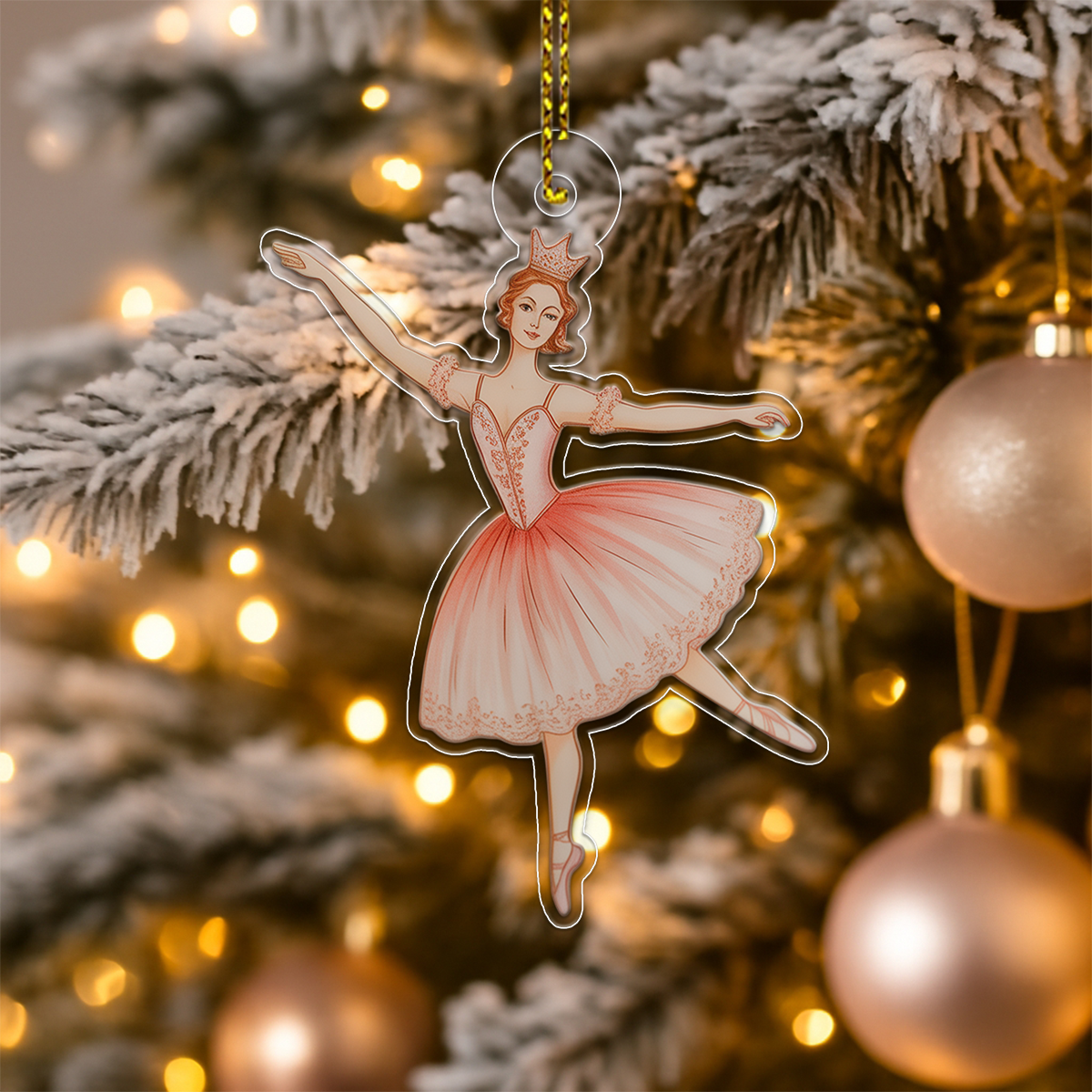 Princess Acrylic Ornament