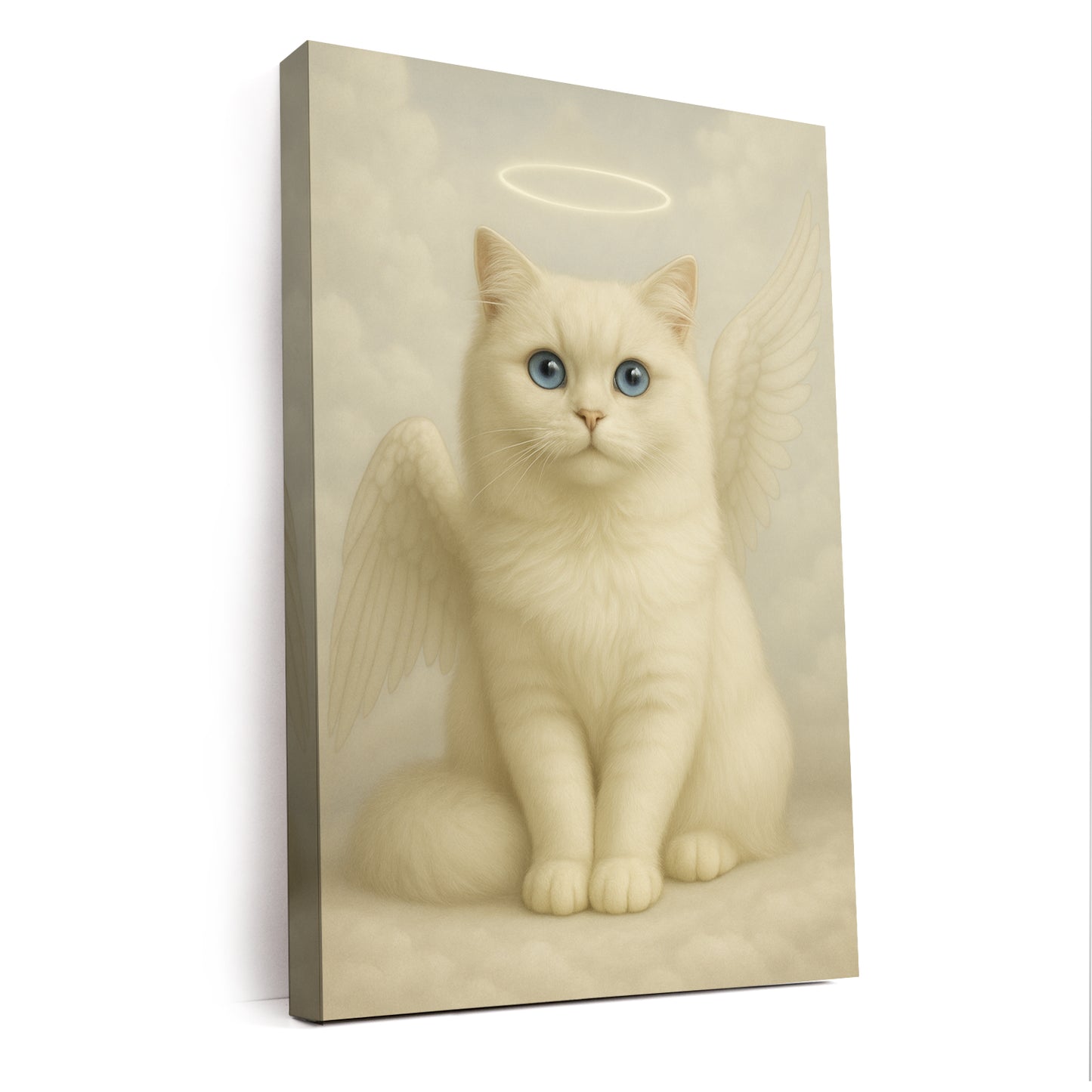Custom Photo Cat Angel In Heaven _ Gifts For Cat Lovers
