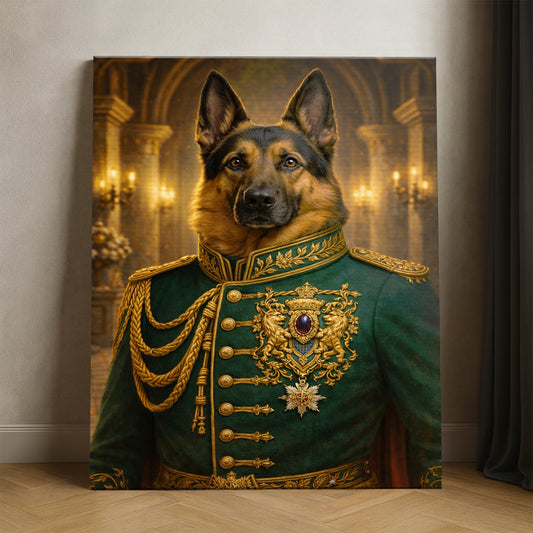 Custom Photo Dog Royal Style 11 Canvas Gift For Dog Lovers
