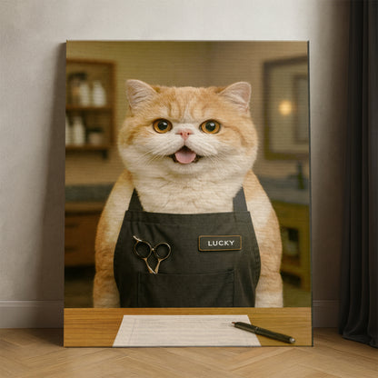 Custom Photo Groomer Canvas Canvas Gift For Canvas Lovers