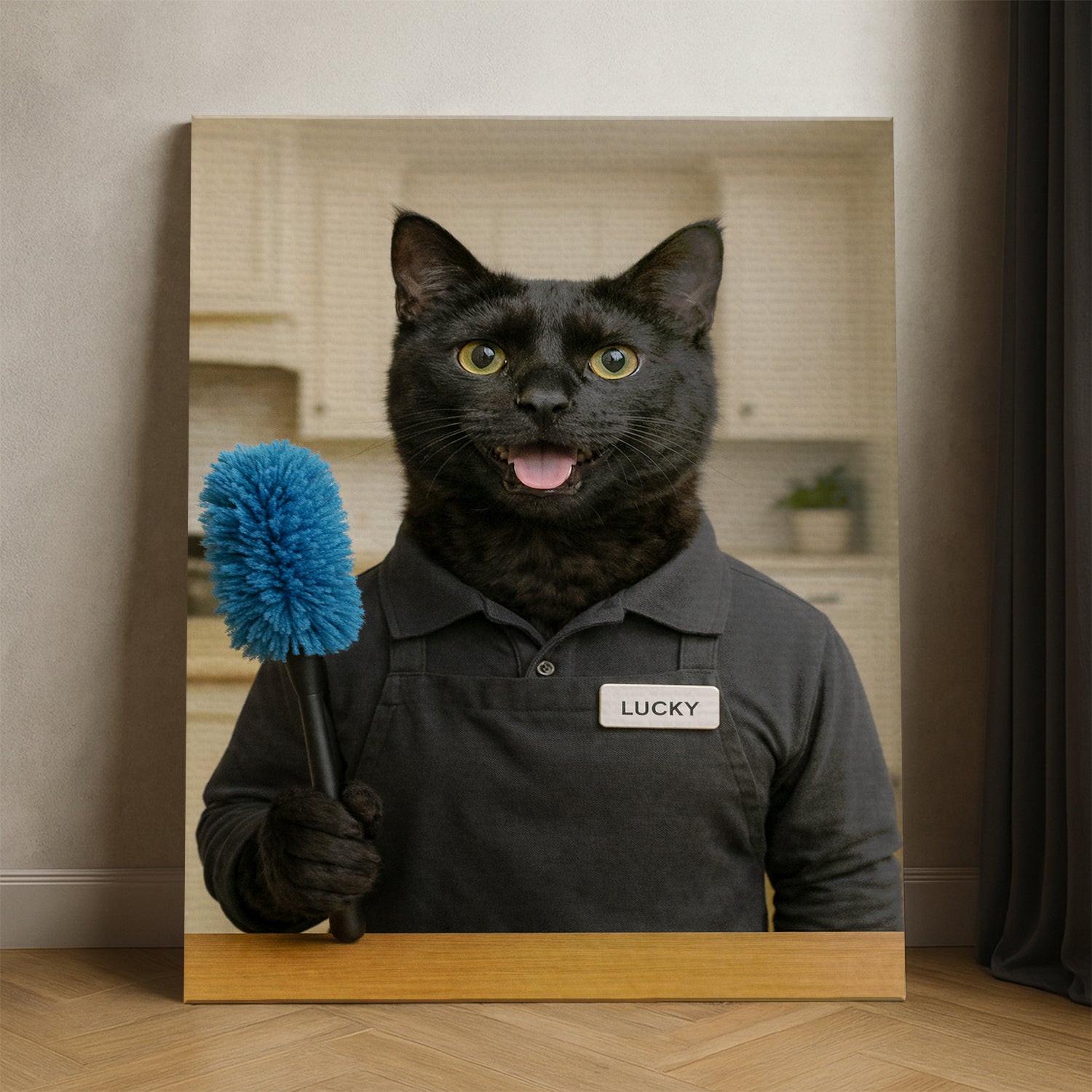 Custom Photo Housekeeper Canvas Canvas Gift For Canvas Lovers