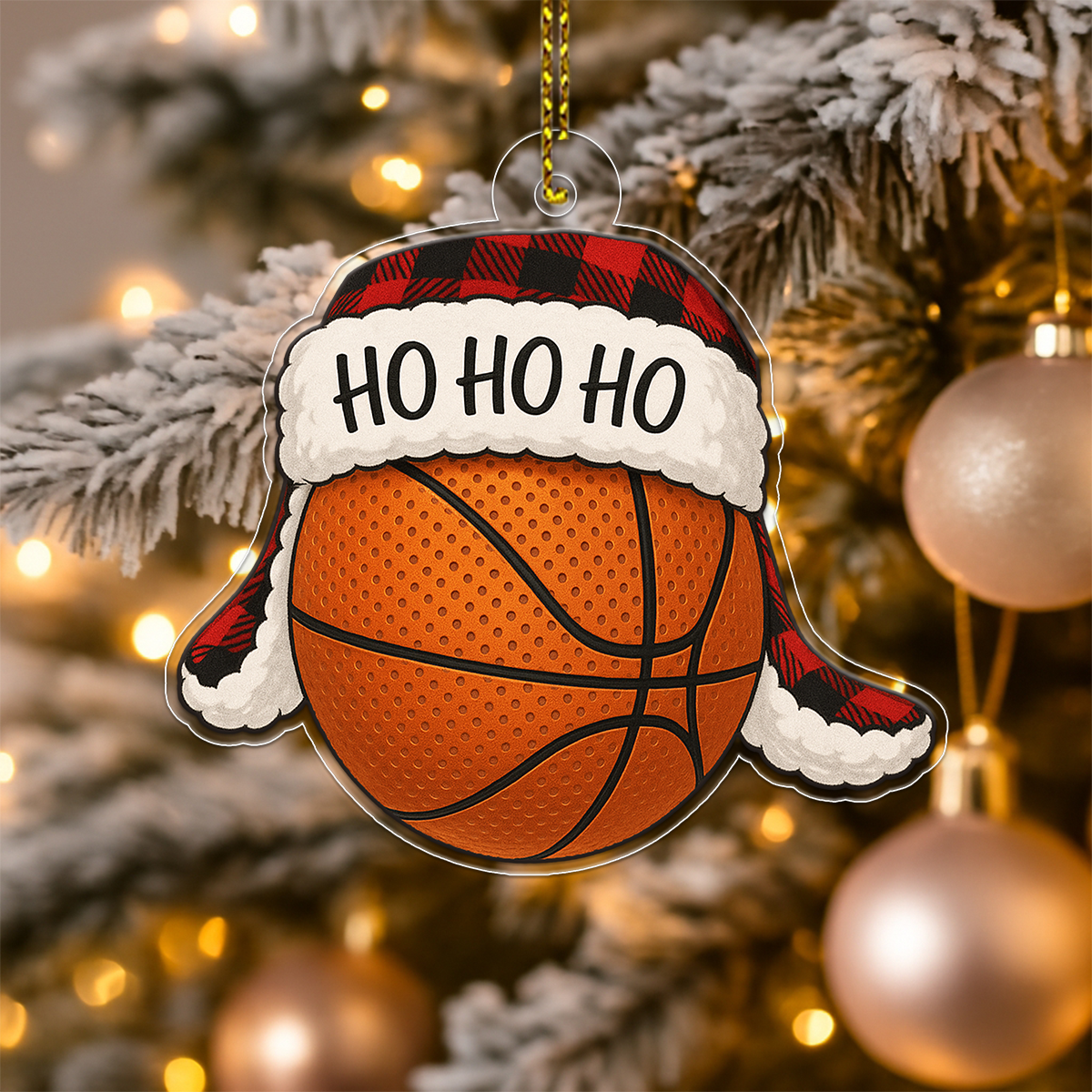 Personalized Basketball Santa