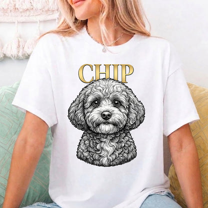 Custom Photo Dog Unisex Wash T-Shirt, Personalized Pet Lover Gift THUC99