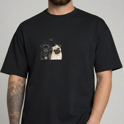 Custom Photo Dog Unisex T-Shirt, Personalized Pet Wash Shirt, Custom Pet Portrait Tee Gift For Dog Mom Dad THUC99