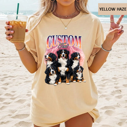 Custom Photo Pet Unisex T-Shirt, Personalized Dog Wash Shirt, Funny Custom Dog Face Tee Gift For Pet Lover THUC99