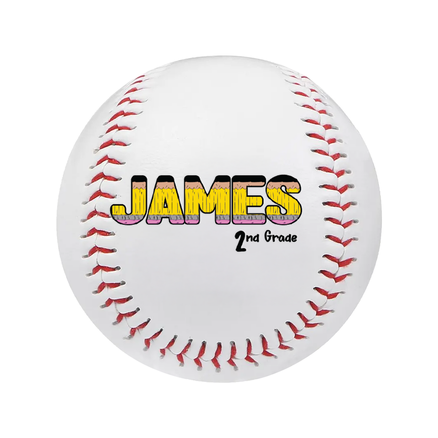 Custom Photo Back to School Kids Baseball | Cute Back to School Baseball | Gift For Kid TNBA027