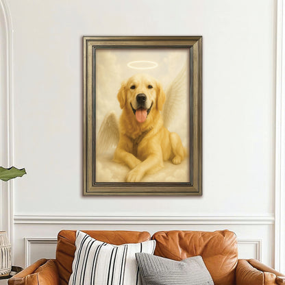 Custom Photo Dog Angel In Heaven _ Gifts For Dog Lovers