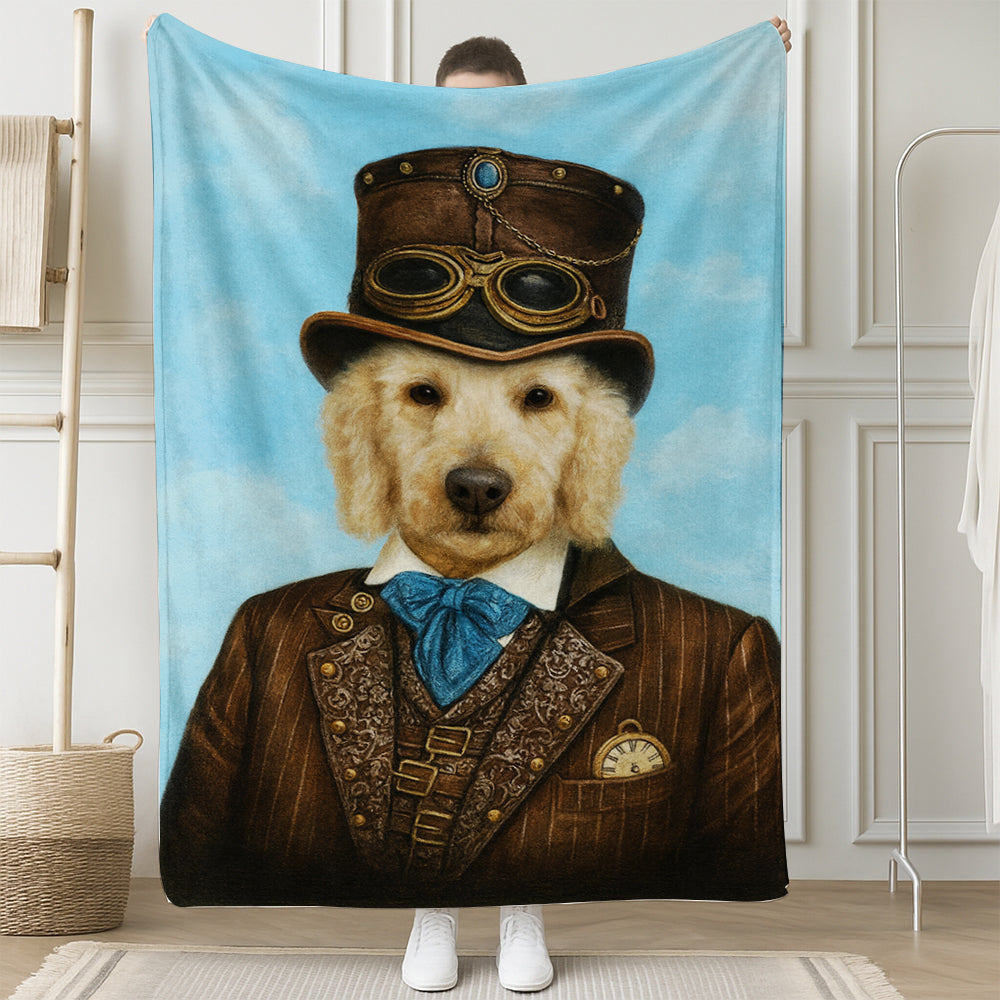 Custom Photo Pilot Dog BlanketGift For Dog Lovers