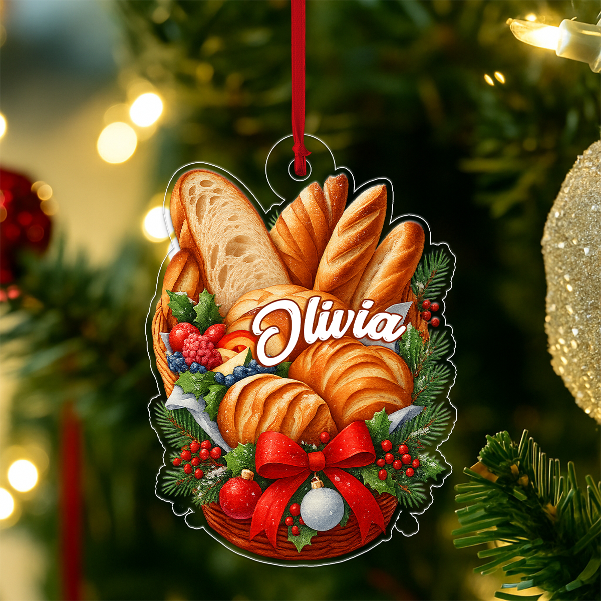 Custom Name Bread Christmas