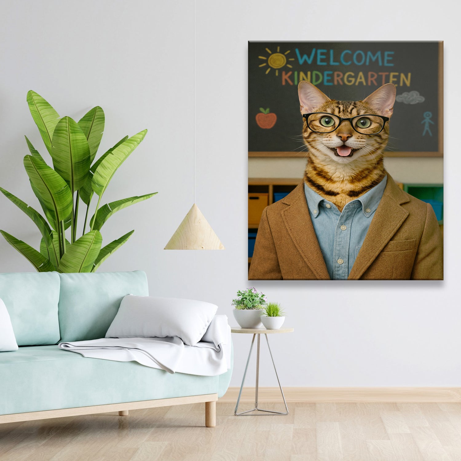 Custom Photo Kindergarten Teacher Canvas Gift For Canvas Lovers