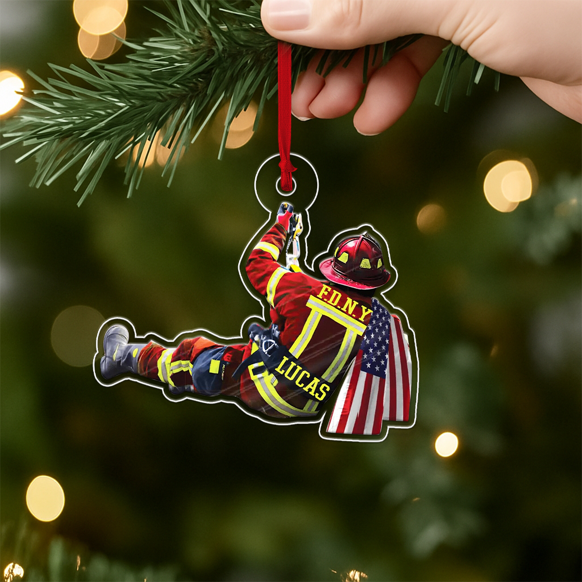 Custom Name Firefighter Gift