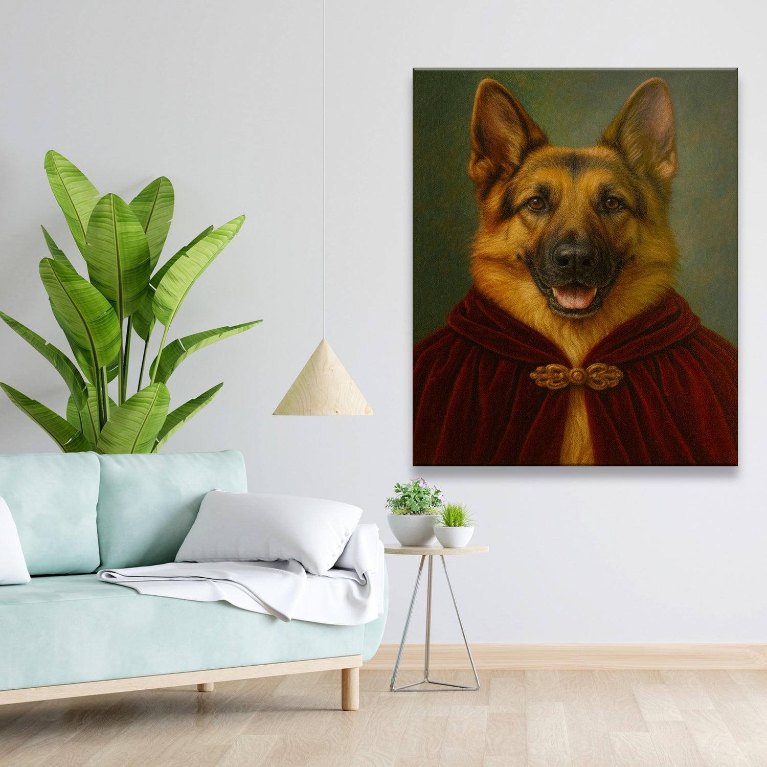Custom Photo Dog Royal Style 08 Canvas Gift For Dog Lovers