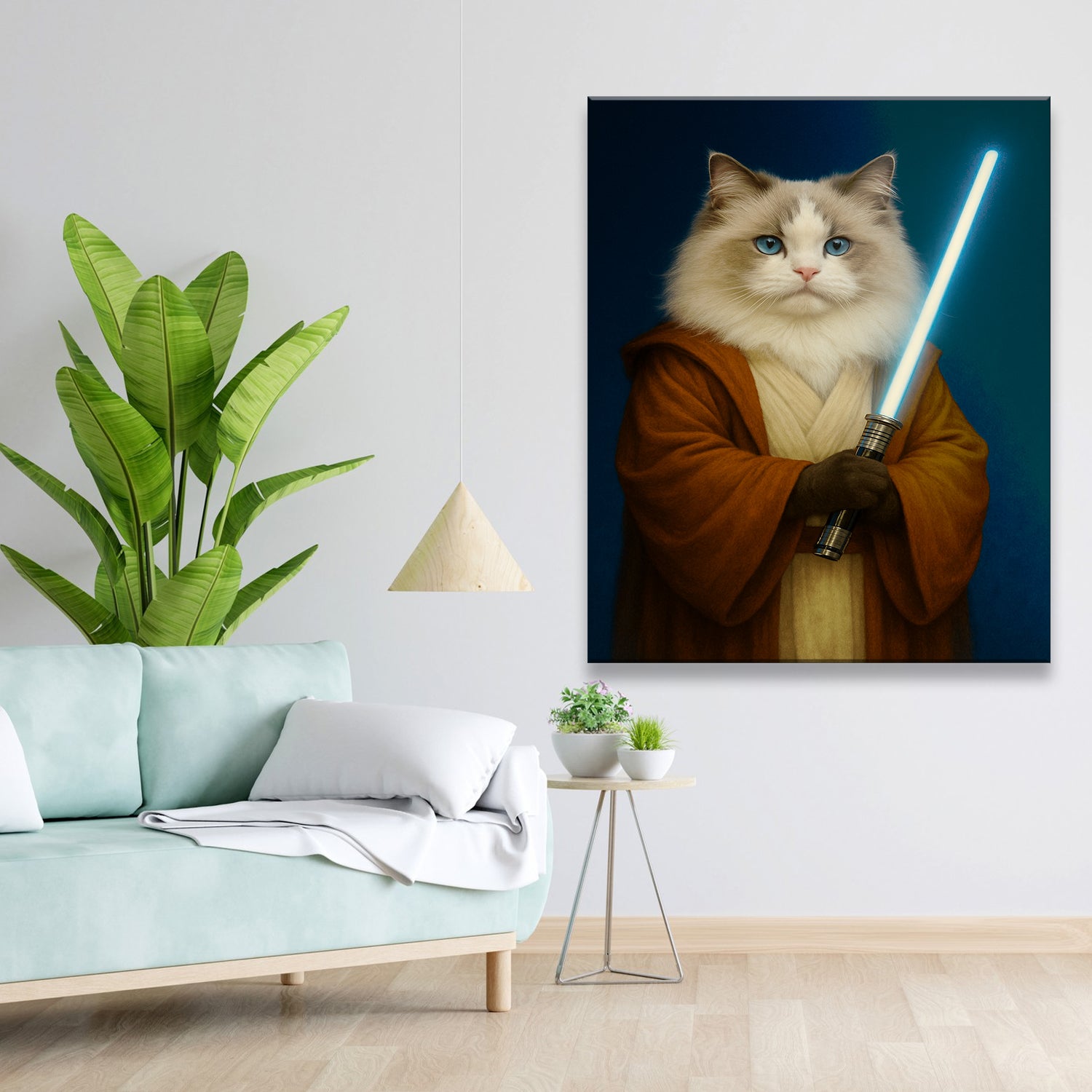 Custom Photo Master Paw Cat Canvas Gift For Cat Lovers