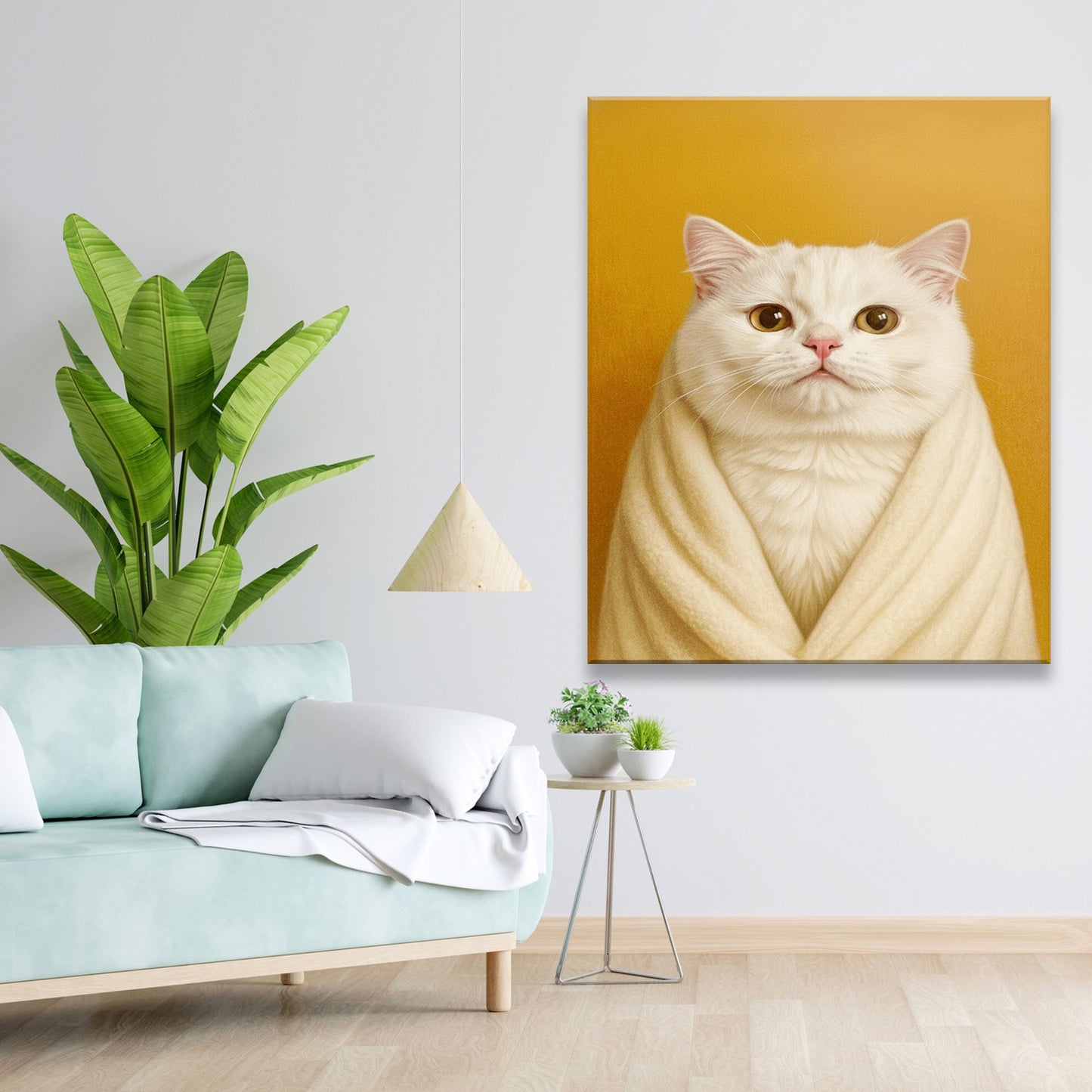 Custom Photo Cat Bathroom Style 30 Canvas Gift For Cat Lovers