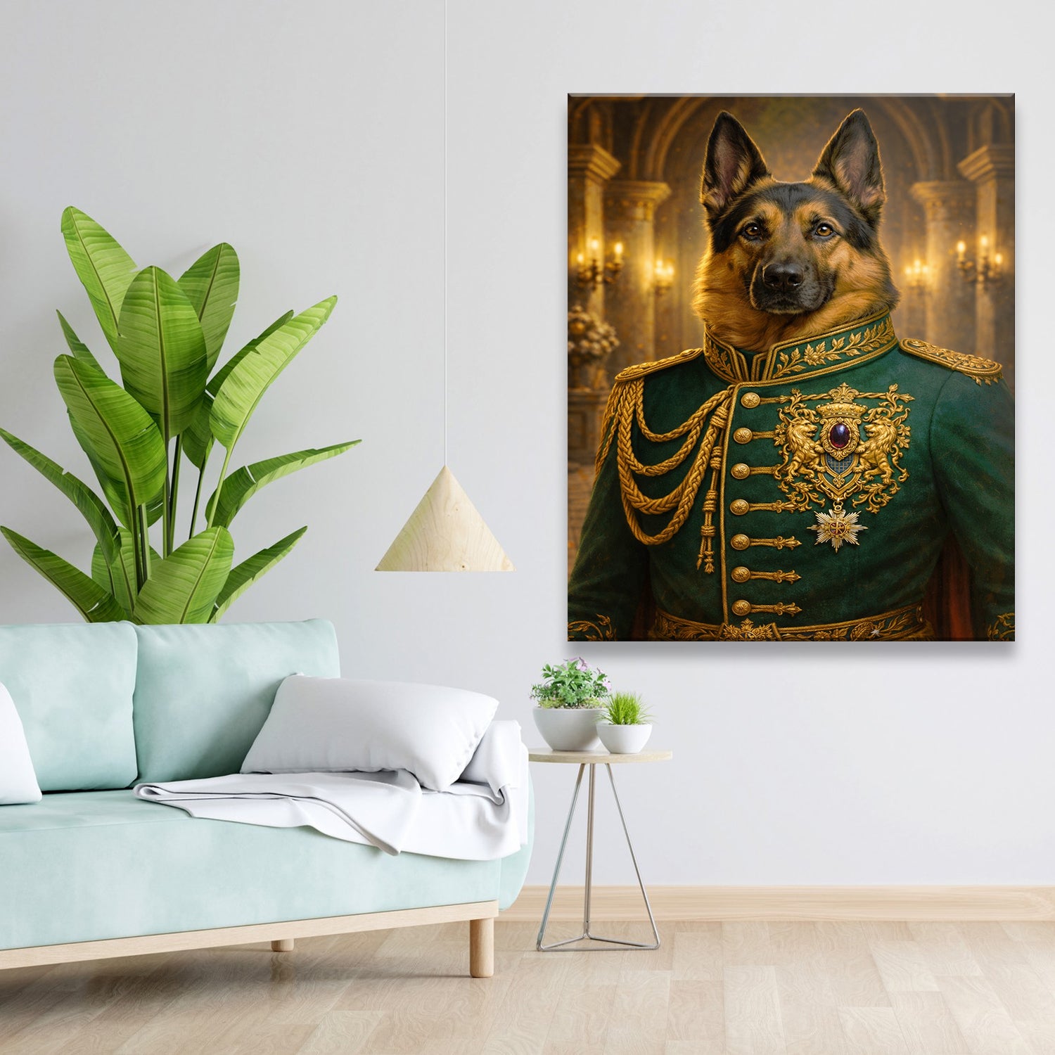 Custom Photo Dog Royal Style 11 Canvas Gift For Dog Lovers
