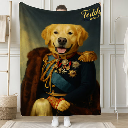 Custom Photo Imperial Minister Dog BlanketGift For Dog Lovers