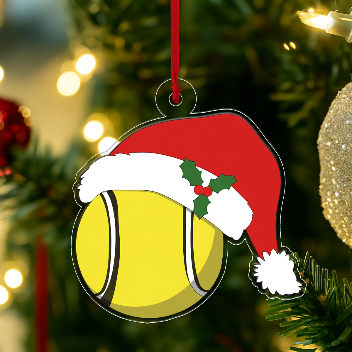 Personalized Tennis Santa
