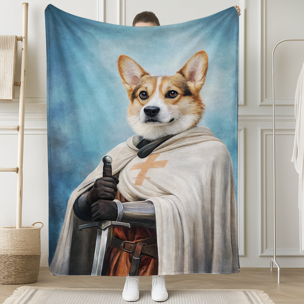 Custom Photo Priest Dog BlanketGift For Dog Lovers