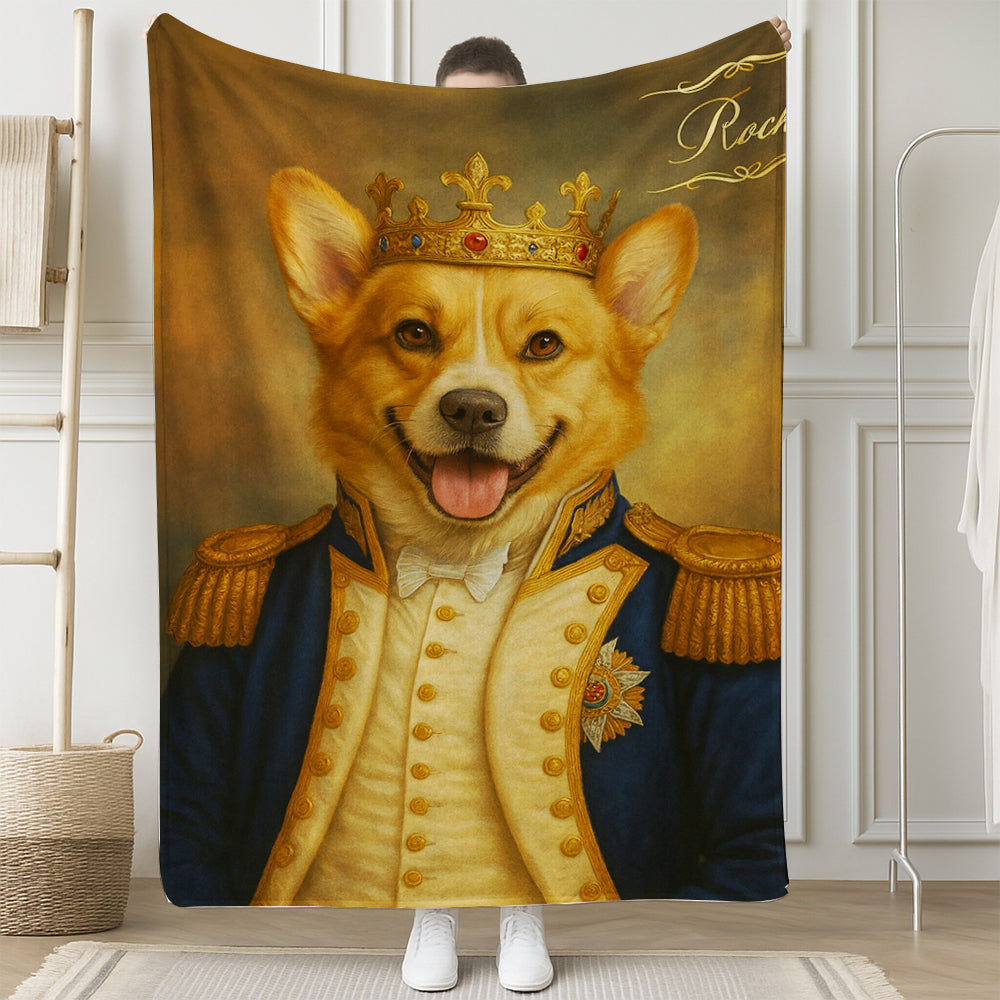 Custom Photo Great Captain Dog BlanketGift For Dog Lovers
