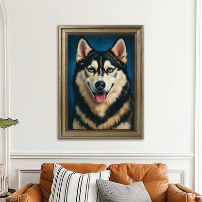 Custom Dog Deep Blue