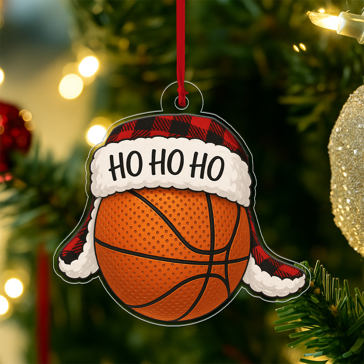 Personalized Basketball Santa
