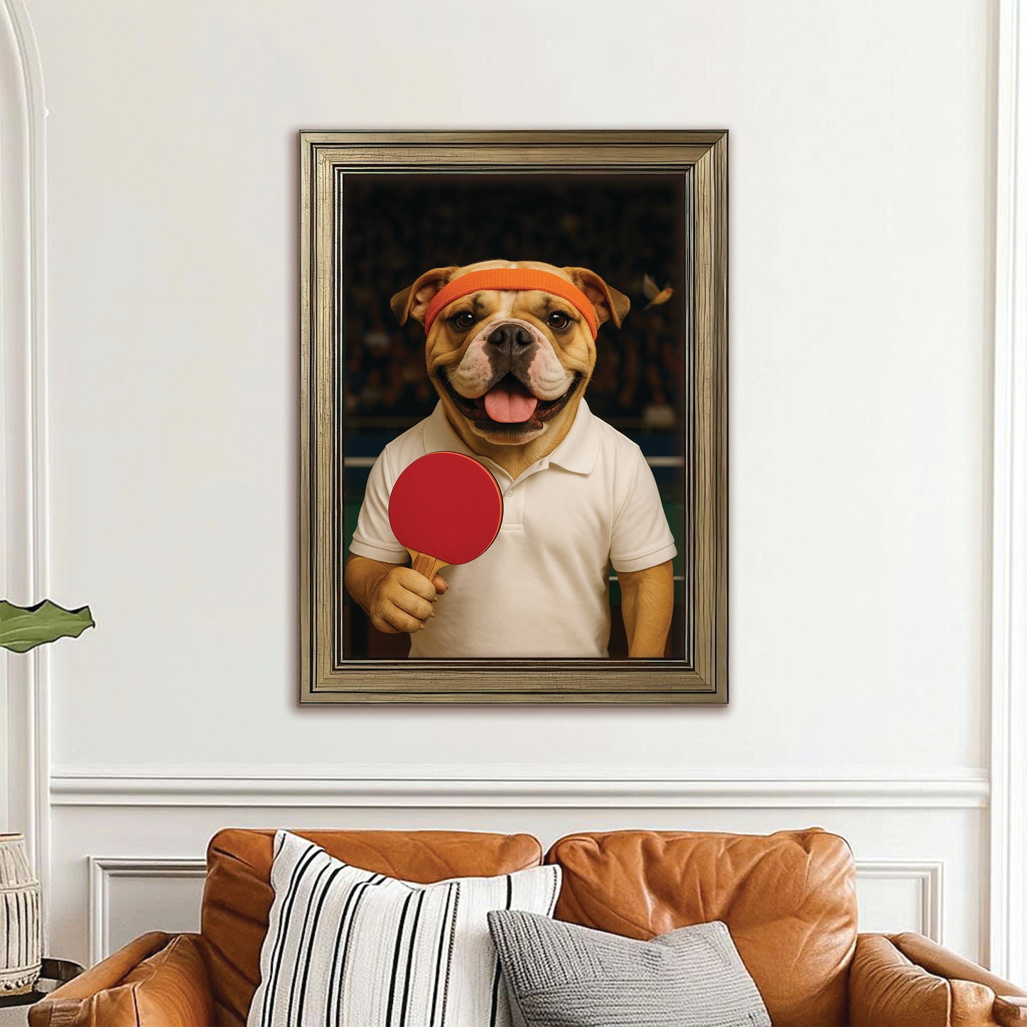 Custom Photo Table Tennis Dog Gift For Dog Lovers
