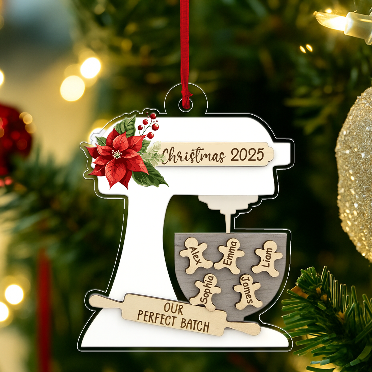 job acrylic ornament