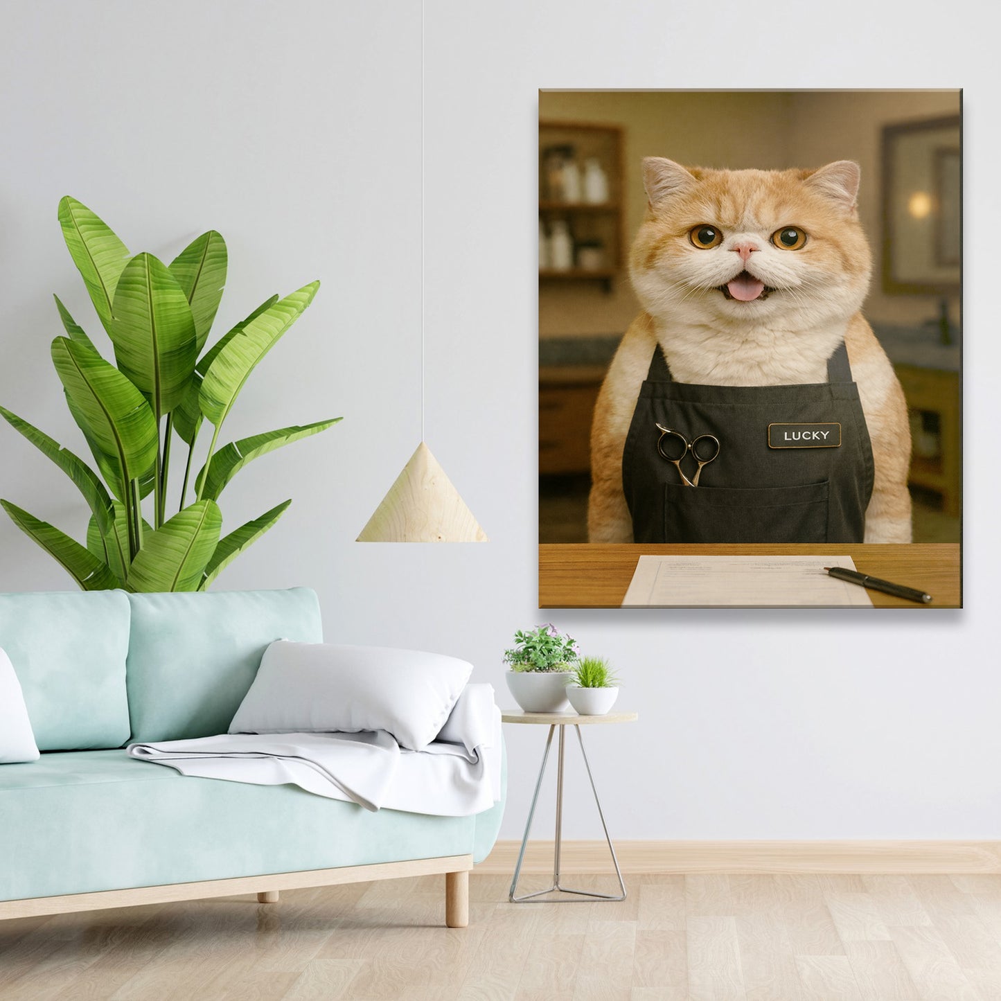 Custom Photo Groomer Canvas Canvas Gift For Canvas Lovers