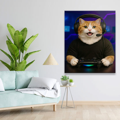 Custom Photo Gamer Canvas Canvas Gift For Canvas Lovers