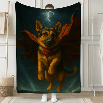 Custom Photo Dog Hero Canvas