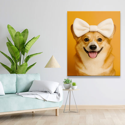 Custom Photo Dog Bathroom Style 37 Canvas Gift For Dog Lovers