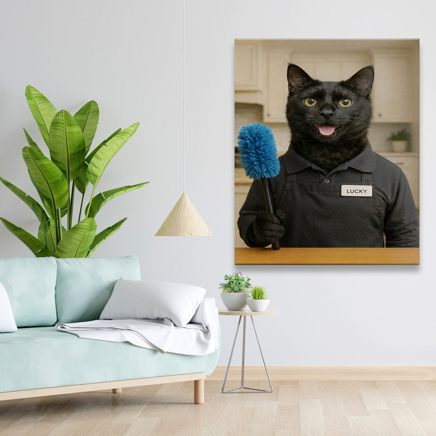 Custom Photo Housekeeper Canvas Canvas Gift For Canvas Lovers