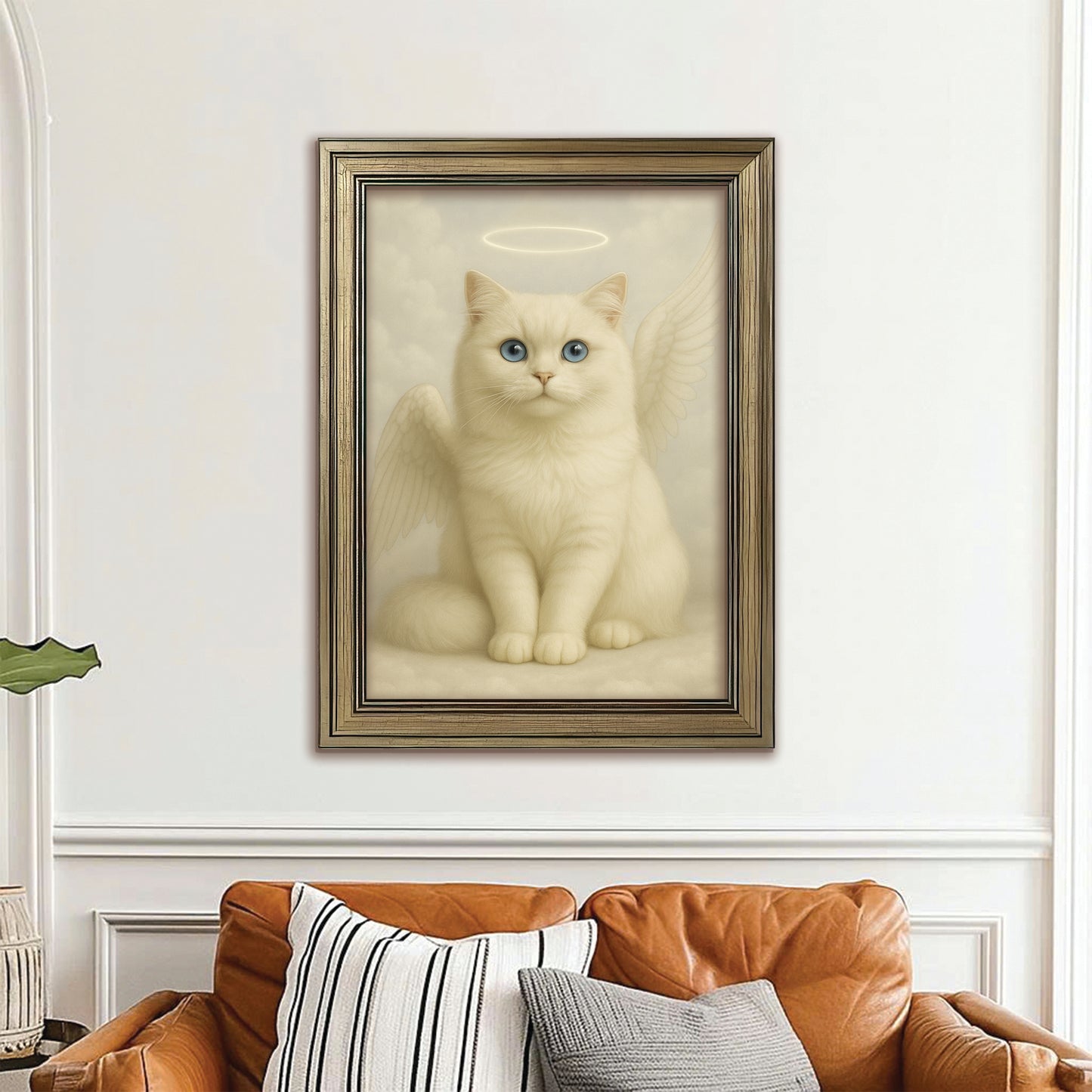 Custom Photo Cat Angel In Heaven _ Gifts For Cat Lovers