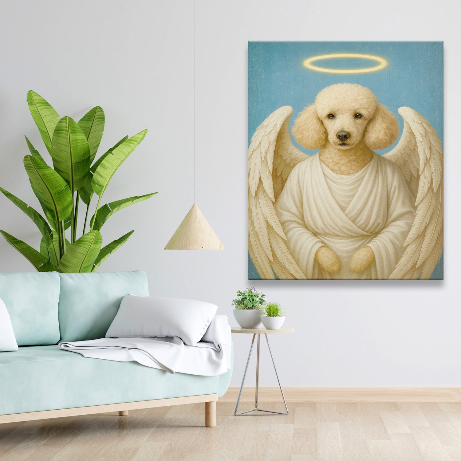 Custom Dog Photo Memorial Canvas _ Memorial Gift For Dog