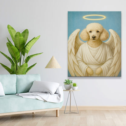 Custom Dog Photo Memorial Canvas _ Memorial Gift For Dog