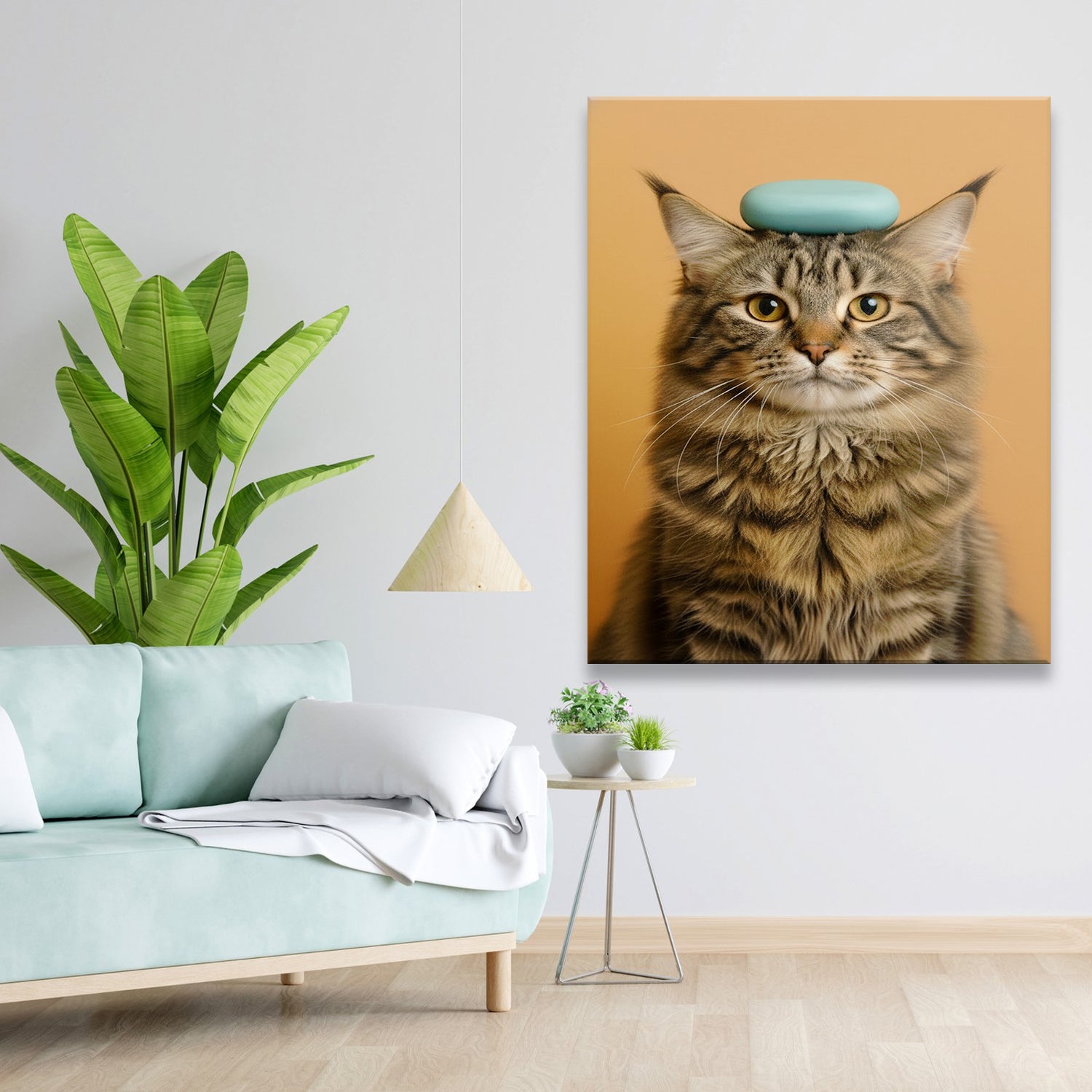 Custom Photo Cat Bathroom Style 24 Canvas Gift For Cat Lovers