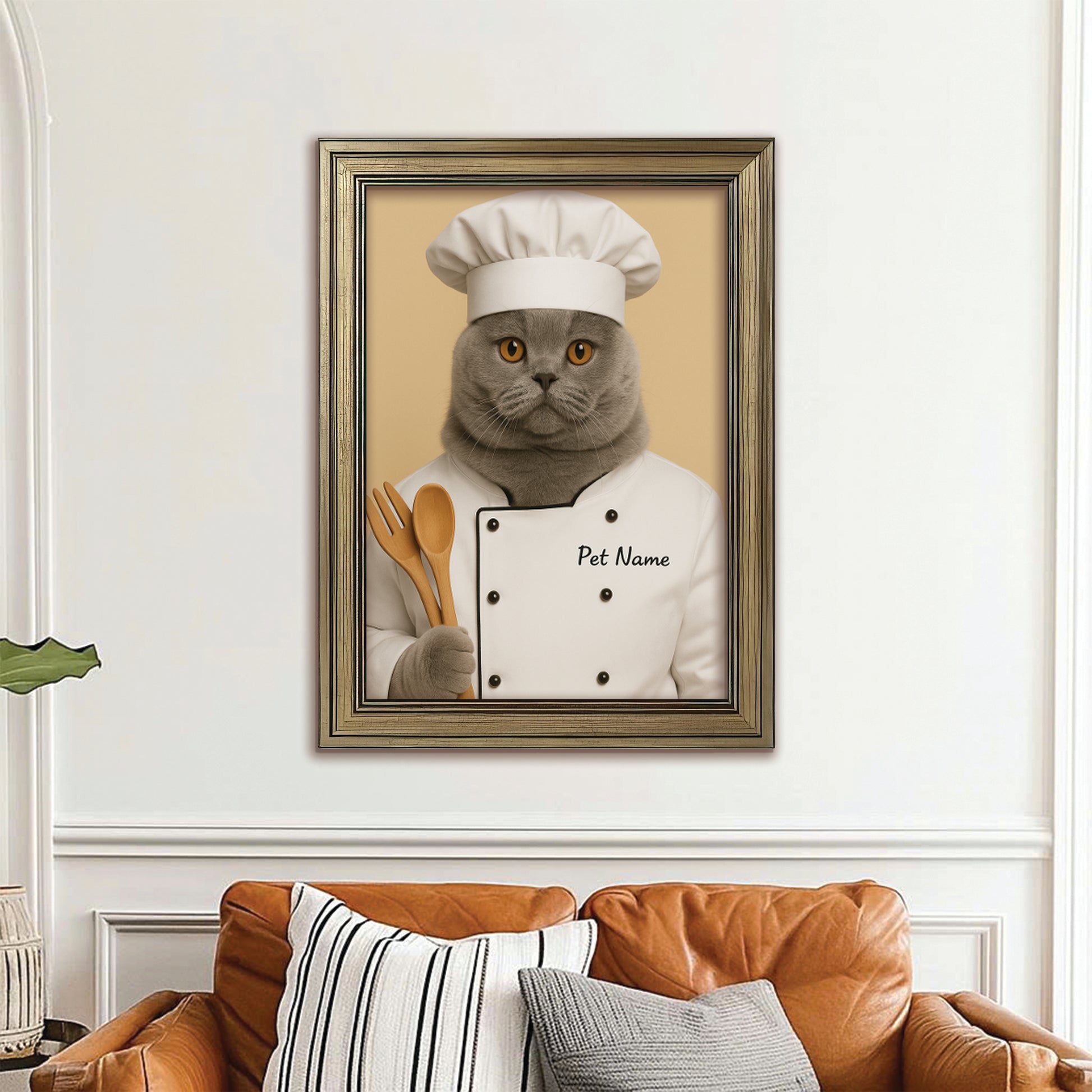 Custom Photo Cat Chef For Cat Lover