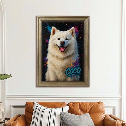 Custom Pet Portrait Contemporary