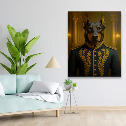 Custom Photo Dog Royal Style 10 Canvas Gift For Dog Lovers