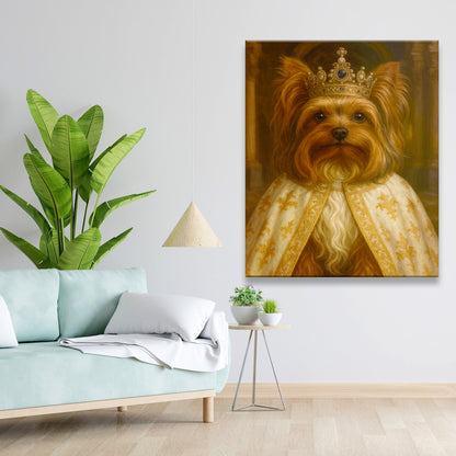 Custom Photo Dog Royal Style 07 Canvas Gift For Dog Lovers