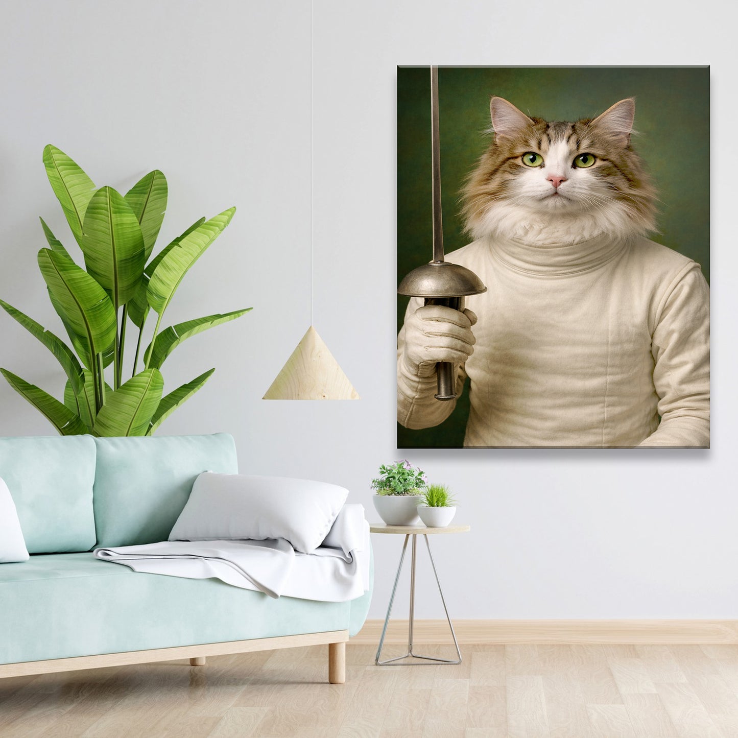Custom Photo Fencer Canvas Canvas Gift For Canvas Lovers