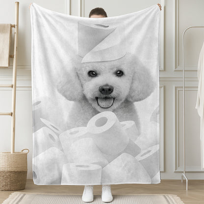 Custom Photo Dog Bathroom Canvas