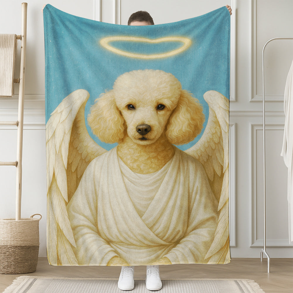 Custom Dog Photo Memorial Blanket For Dog Lover